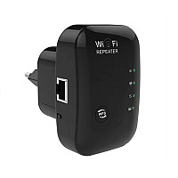 Ενισχυτής για κάλυψη internet WiFi Μαύρος επαναλήπτης με 4 φώτα – DD414 - Sellzone.bg Ενισχυτής για κάλυψη internet WiFi Μαύρος επαναλήπτης με 4 φώτα – DD414